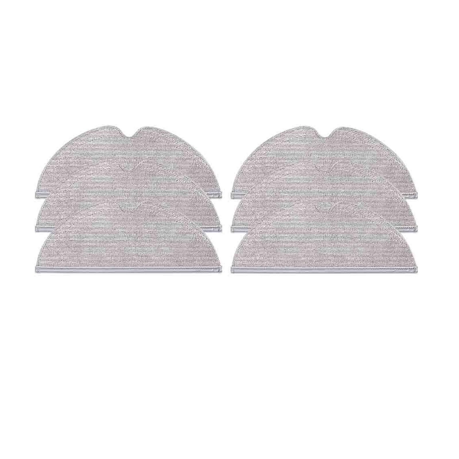 Xymurvvd 6Pcs Mop Pad Water Tank Mop Cloth, Compatible For Xiaomi，1C Stytj01zhm 1T Stytj02zhm Even Water Output Robot Vacuum Cleaner Spare Parts(6Pcs Mop Pad)