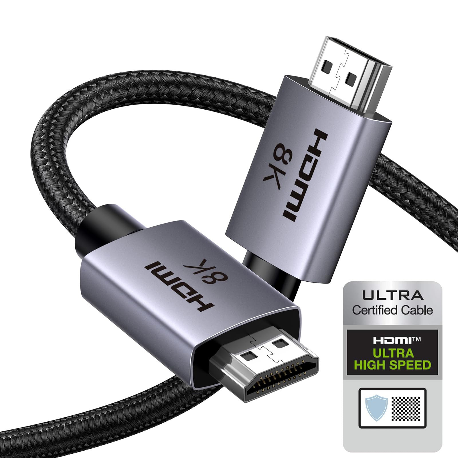UGREEN Cavo HDI 2.1 8K 60Hz 4K 120Hz Alta Velocità 48Gbps eARC Dolby