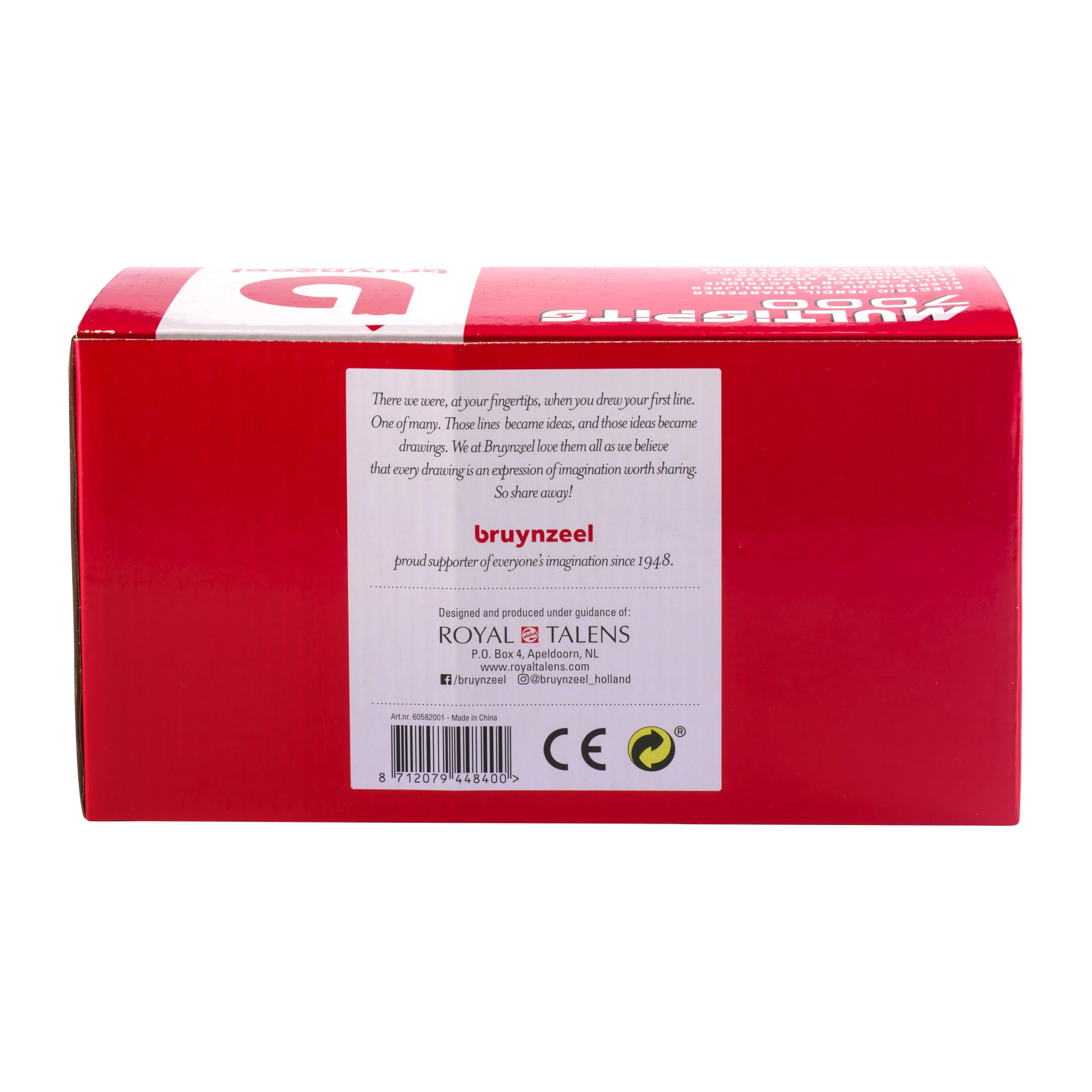 Bruynzeel School & Office Accessories - Sacapuntas eléctrico - Multispits 7000 - Motor silencioso - Función de parada automática - Ideal para Utilízalos en clase