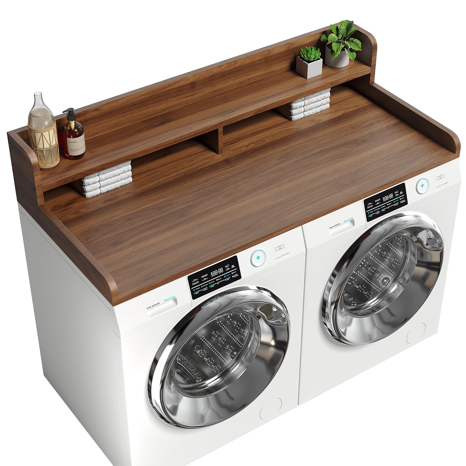 View 1 of *** DAMAGED/MISSING PIECES ***
Corbyles 2-Tier Washer Dryer Countertop