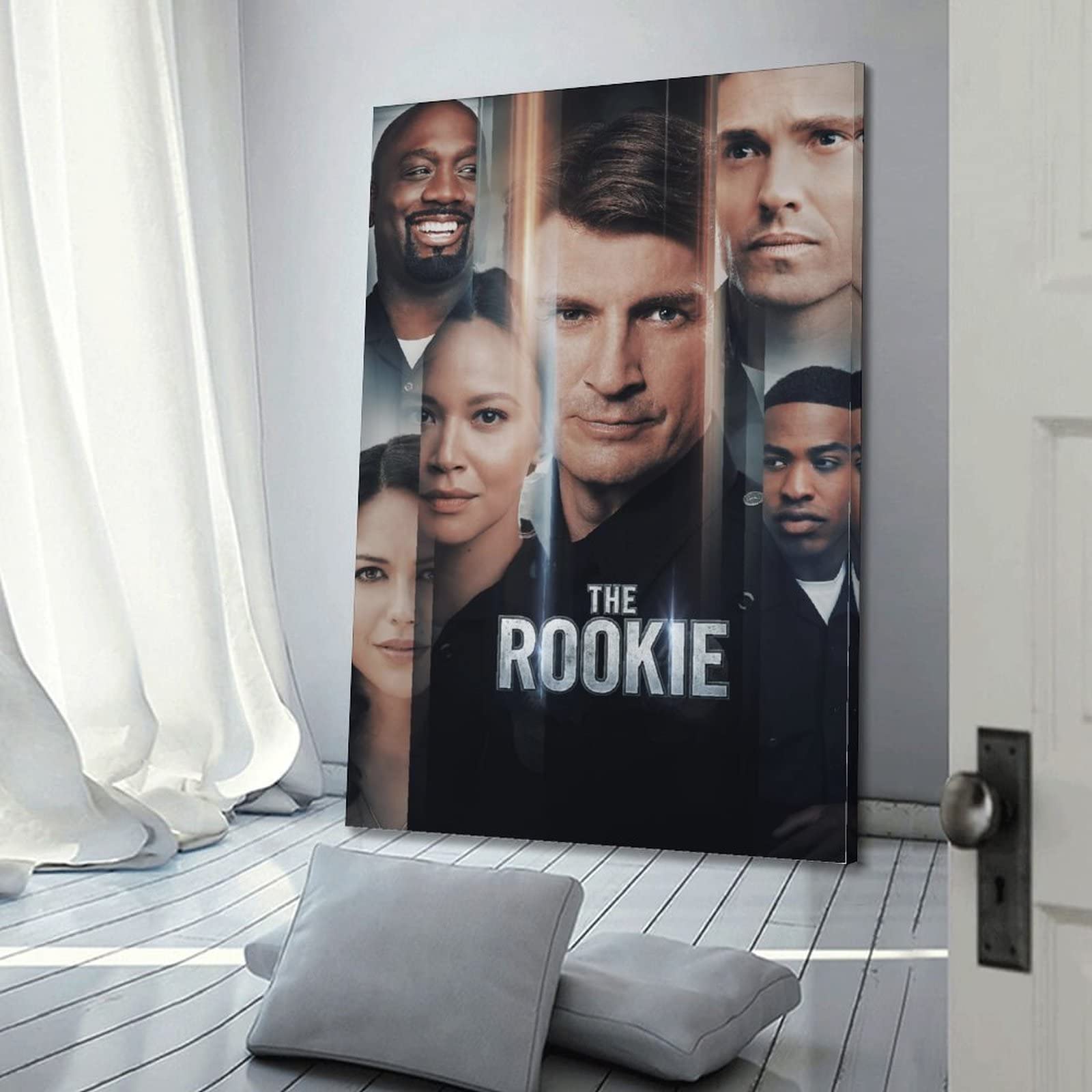 Xze - Poster The Rookie Sur Toile 20x30 Cm - Décoration Murale Série TV, Style Cadre Moderne
