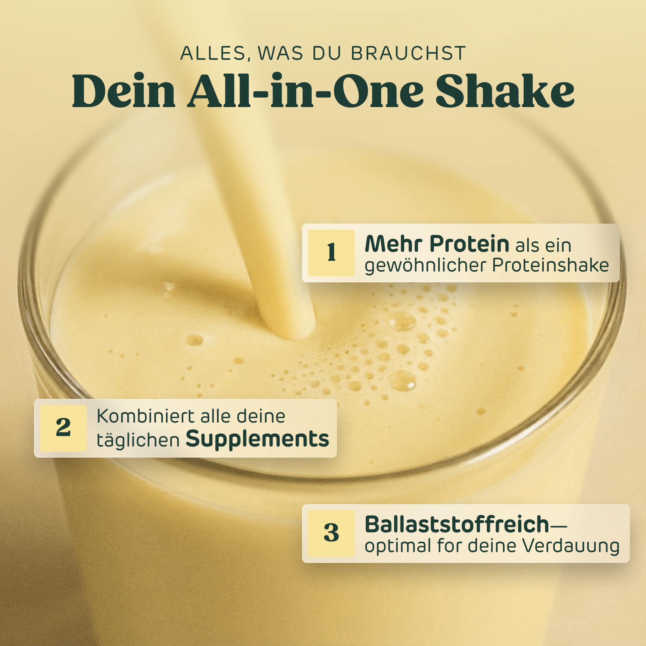 Saturo Trinkmahlzeit - Vegane Trinknahrung als Mahlzeitersatz - Banana | Blanced Powder mit reichlich Protein & 5600 kcal | Pulver mit wertvollen Nährstoffen | 14 Shakes, 1,4kg