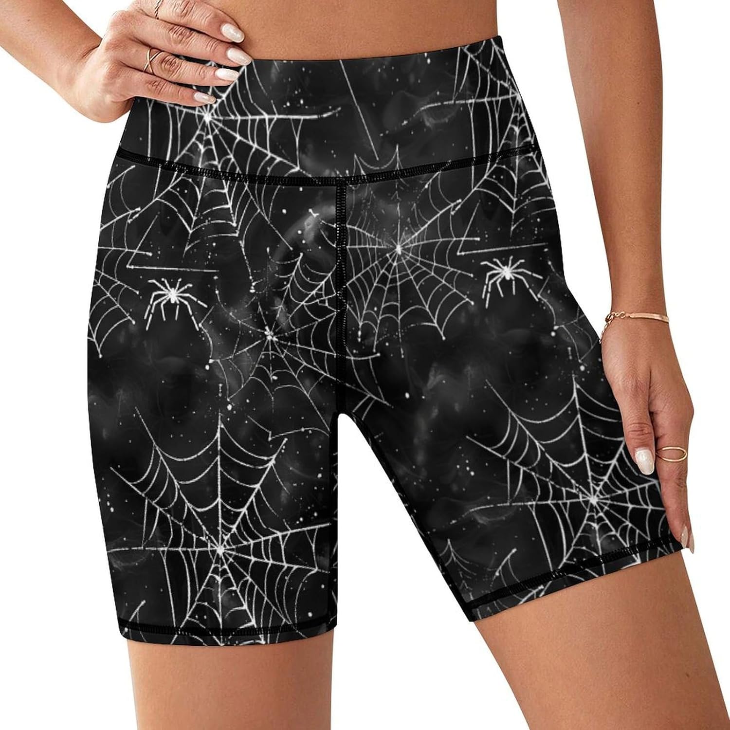 Women's High Waist Bike Shorts for Workout Sports Athletic Running Hiking Biker Yoga Gym - Image 4