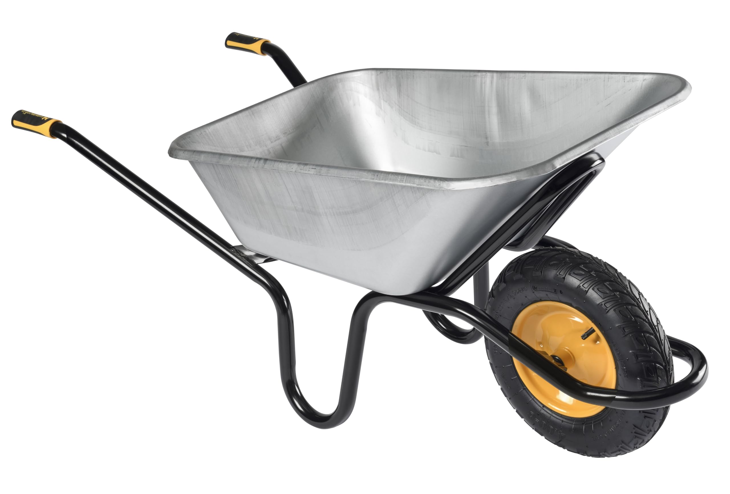 Brouette HAEMMERLIN Aktiv Excellium Plus 120L RENO Galva Roue Gonflée Grise - 305400605