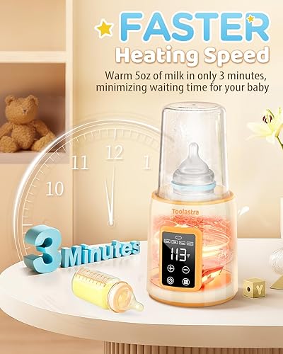 Miniatura 2 de Calentador de biberones, calentamiento más rápido para todos los biberones con control preciso de temperatura, tecnología de baño de agua y apagado
