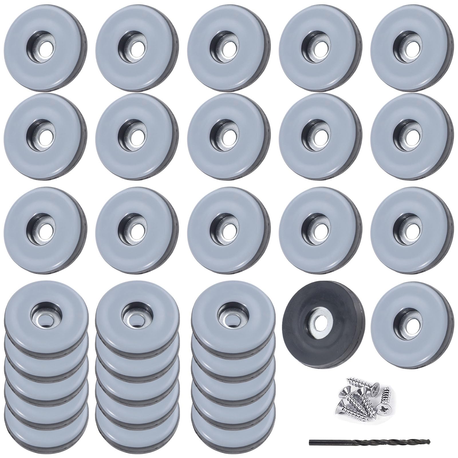 Feltrini In Teflon Per Mobili - Set Da 32 Con Viti Inox - Antiscivolo E Protezione Pavimenti - Foto 9