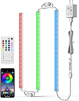 Vista 17 de ASOKO Luces LED regulables para debajo del gabinete, blanco cálido 3000 K, 3 piezas de 12 pulgadas conectables LED enchufe de iluminación