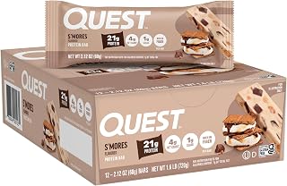 Quest Nutrition S'mores Protein Bars, High Quality Soft and Chewy