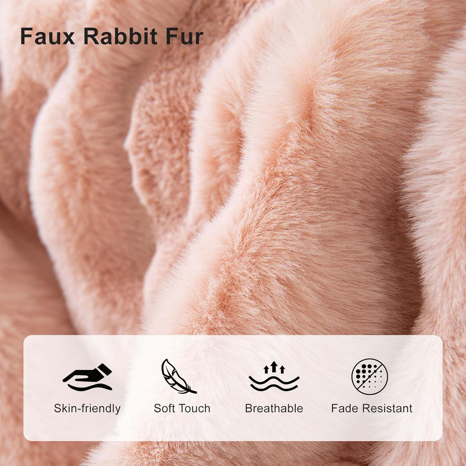 Pink Plush Sofa Cover Washable, Soft Touch Faux Fur Couch Cover for Kids,Girls,Boys, Warm Fluffy Sofa Slipcovers for Living Room,Bedroom, 71x118 Furniture Protector for Pets,Dogs,Cats