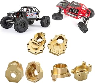 Brass Steering Knuckles Portal Housings Upgrade Weight Parts for TRX4 1/10 RC Crawler, Replacement of Plasticï¼ˆ6pcs,198gï¼‰