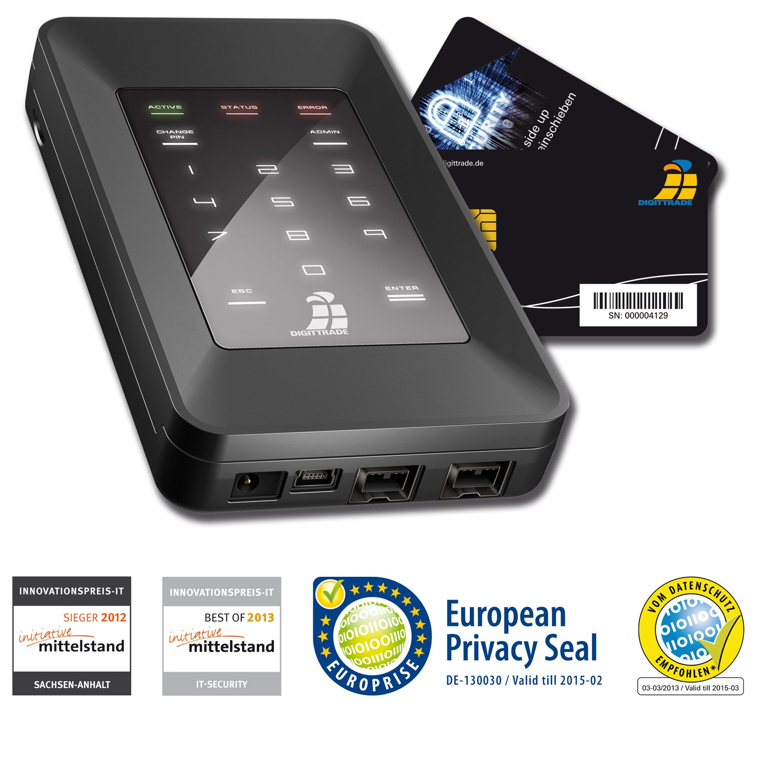 HS256S 2TB Disque Dur Externe 2000 Go Noir