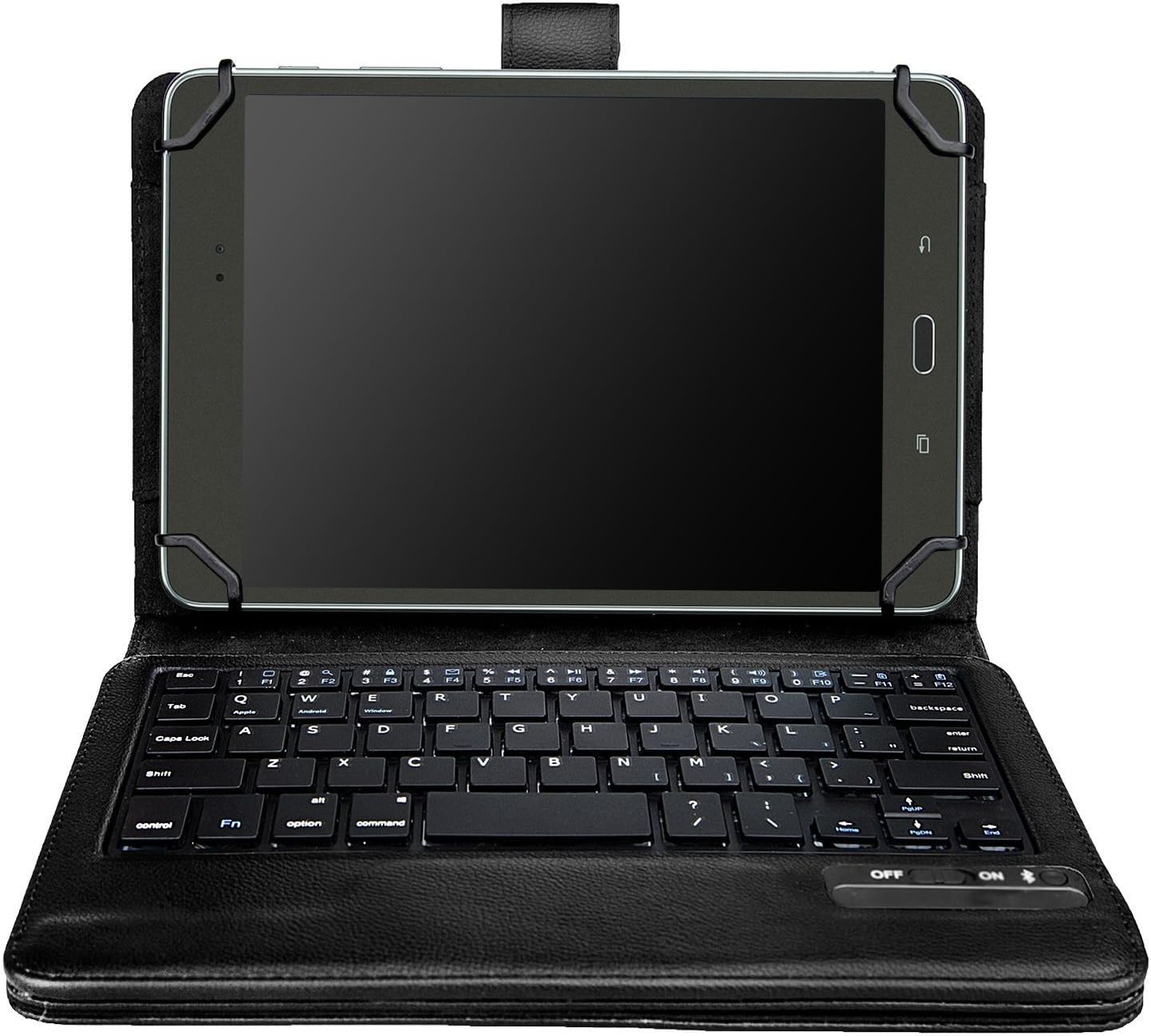 Fire HD 8 Keyboard Case, Pasonomi Slim Leather Wireless