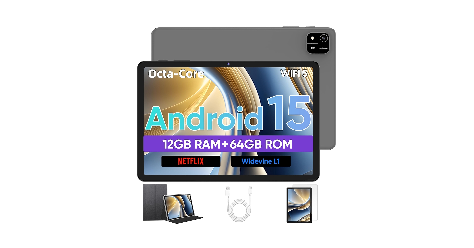 Amazon.com : Android Tablet, 10 inch Android 15 Tablet with