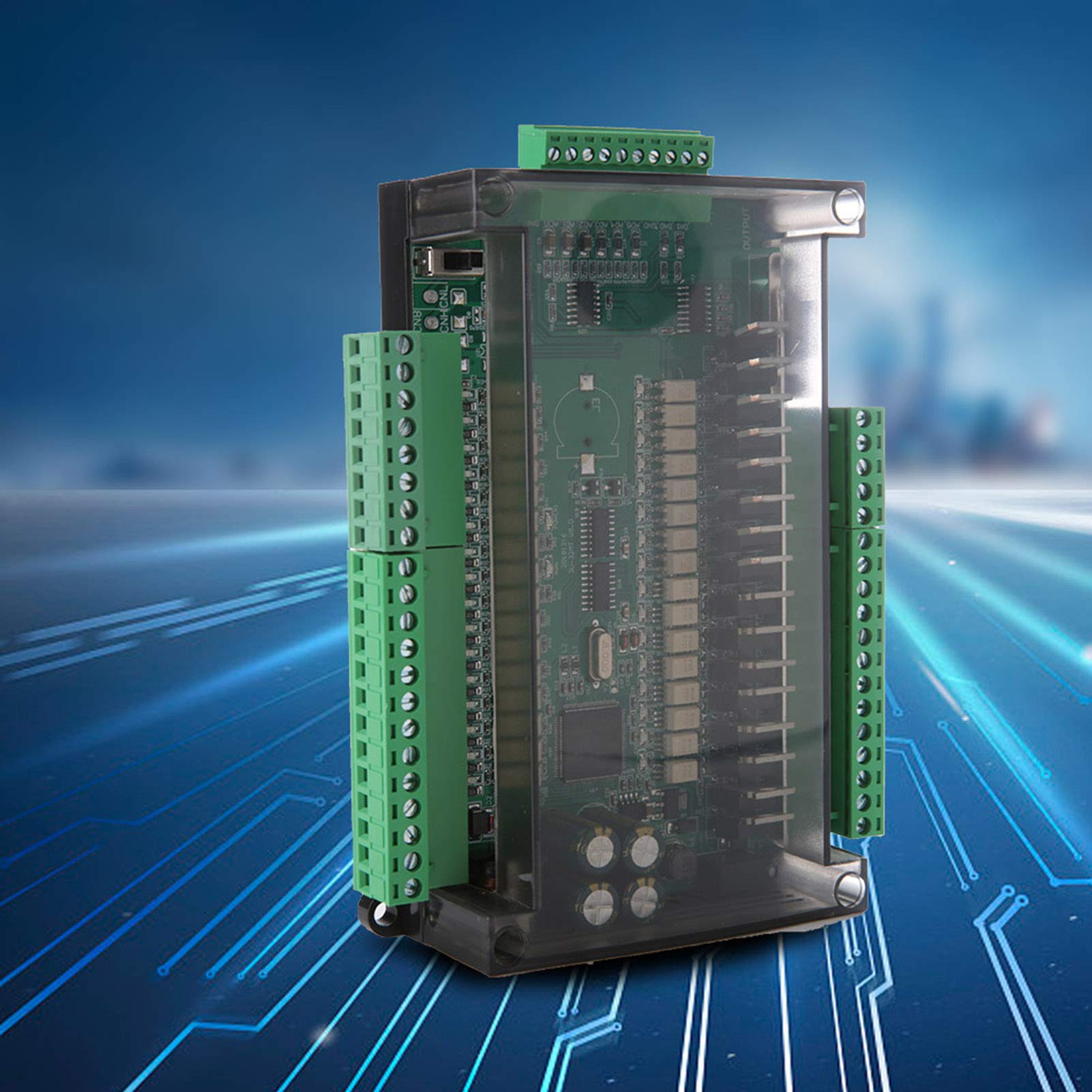 Fx3u-32mt Scheda di Controllo Industriale Plc, 16 Ingressi 16 Uscite 24v 1a, Conteggio Ad Alta Velocità, Controller Programmabile Per Controllo Automazione