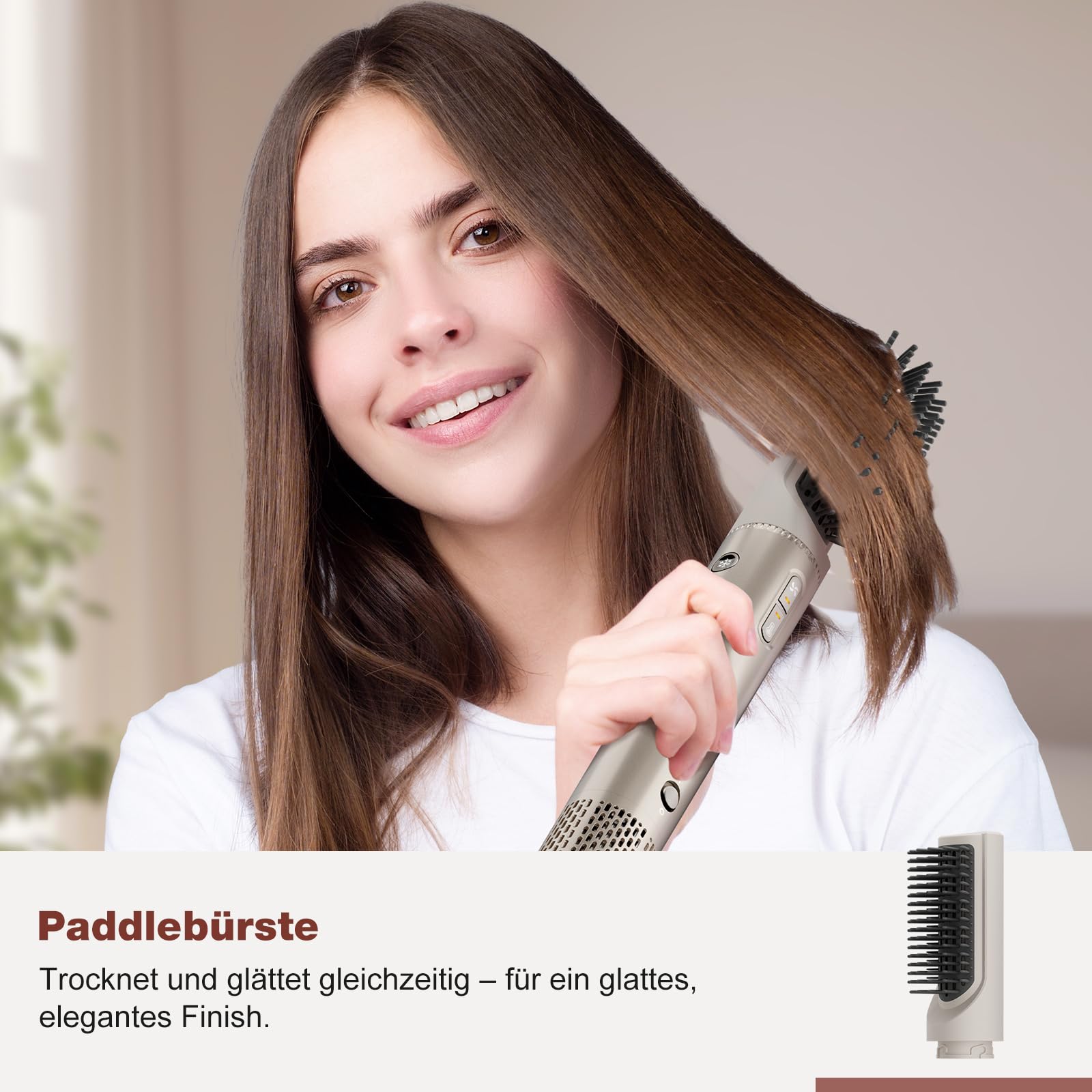 7MAGIC 7 in 1 Hairstyler Airstyler, Ionen Föhn mit Diffusor, Lockenstab Automatisch, Warmluftbürs... Ansicht 7