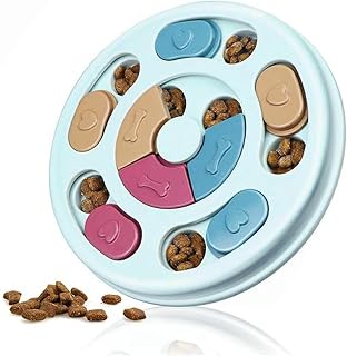 BUSZBO Dog Puzzle Toy Interactive Treat Dispenser for Dogs & Cats | Slow Feeder Food Puzzle | IQ Training, Mental Stimulat... Price In India