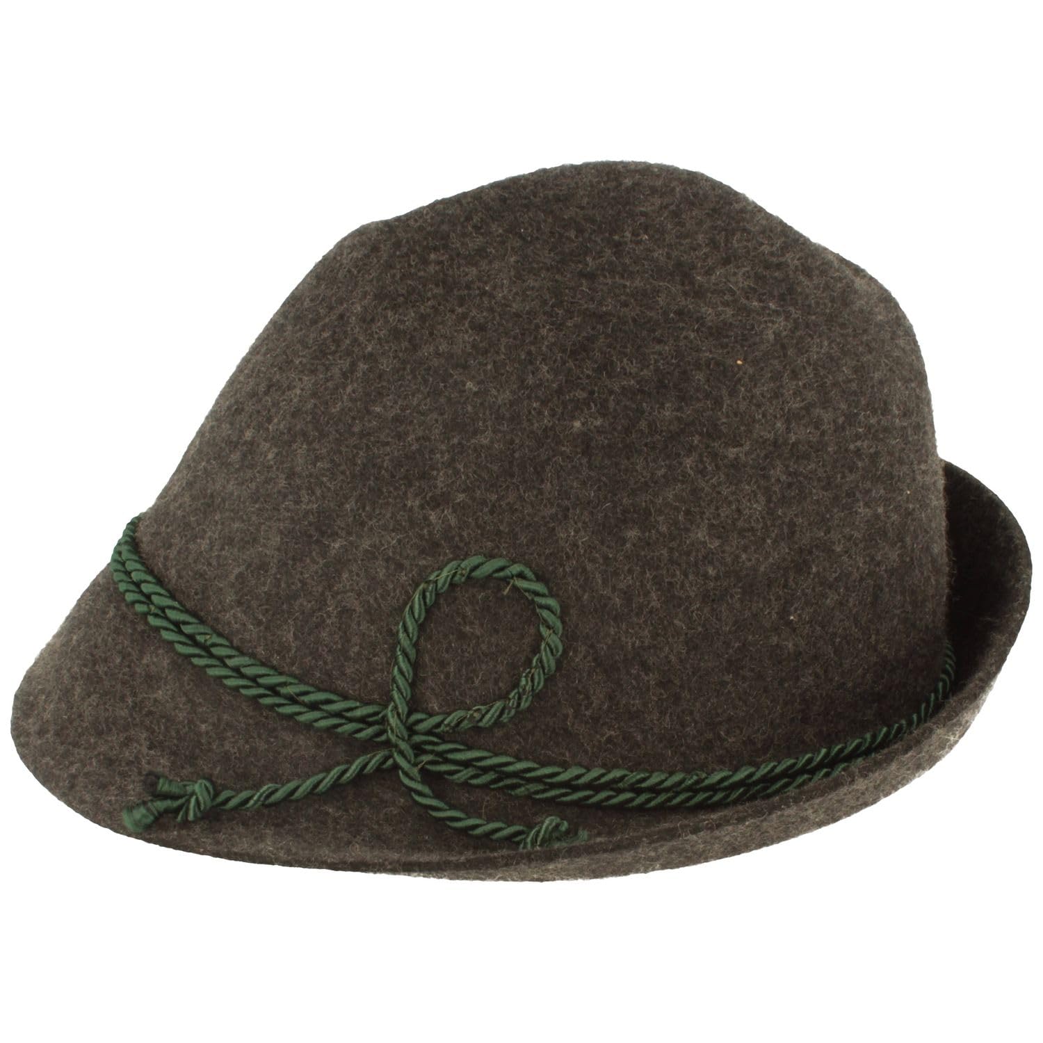 Hut Breiter Allgäuer Costume Hat, charcoal, 48, 5 7/8 - Image 2
