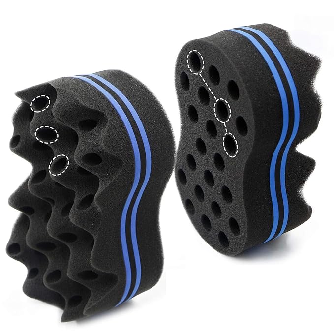 RioRand Hair Sponge Magic Barber Twist Curl Brush Sponge