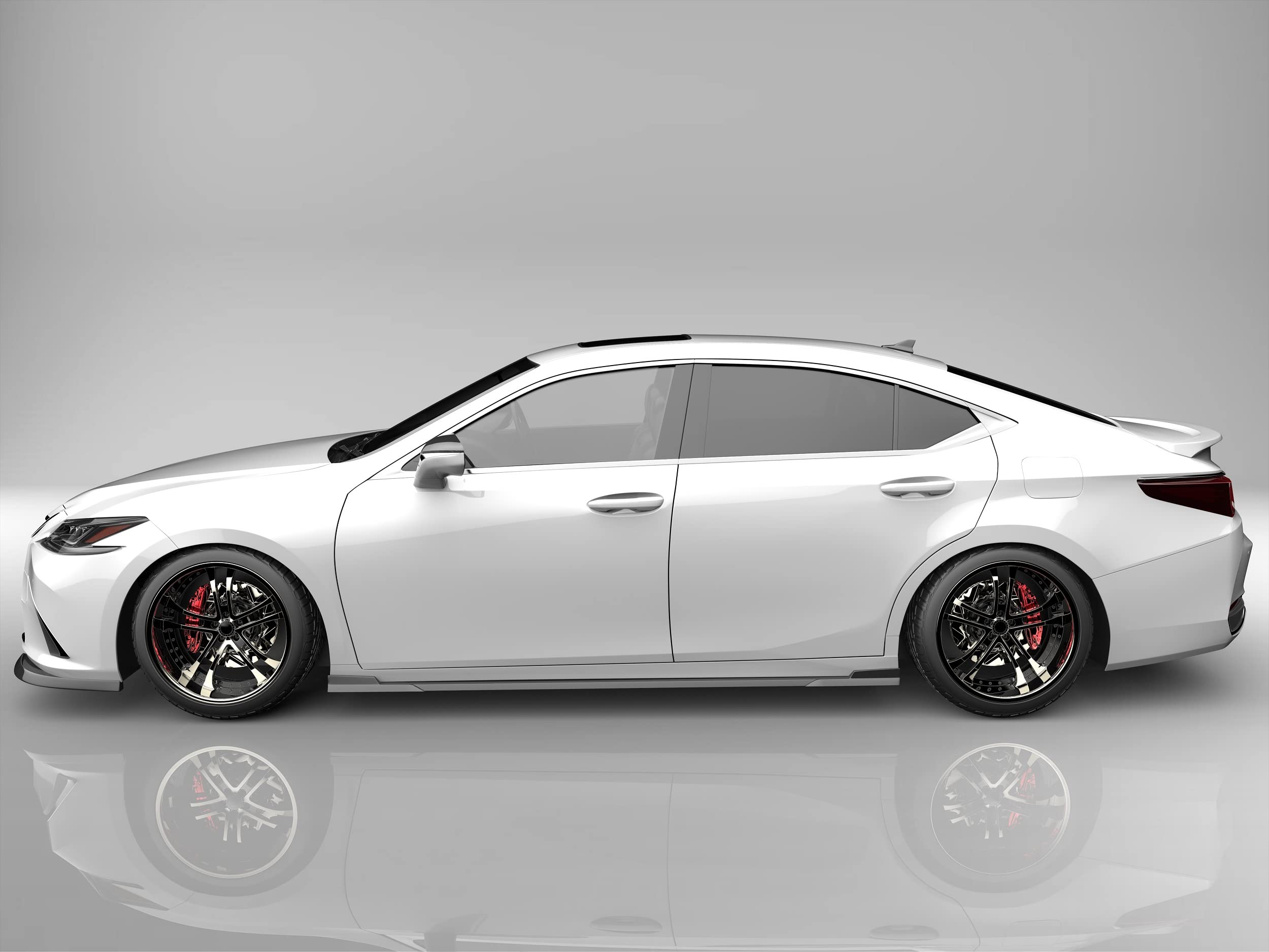レクサス ES LEXUS サイドステップ エアロスカートスポイラー kshopmart_hg11-220