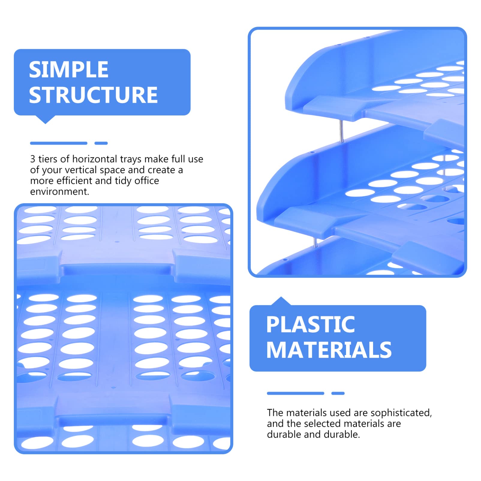 1pezzo Organizer Per Documenti Scrivania Vassoio Portadocumenti Per e Casa Organizer Versatile Per e Fatture Per Ordinato