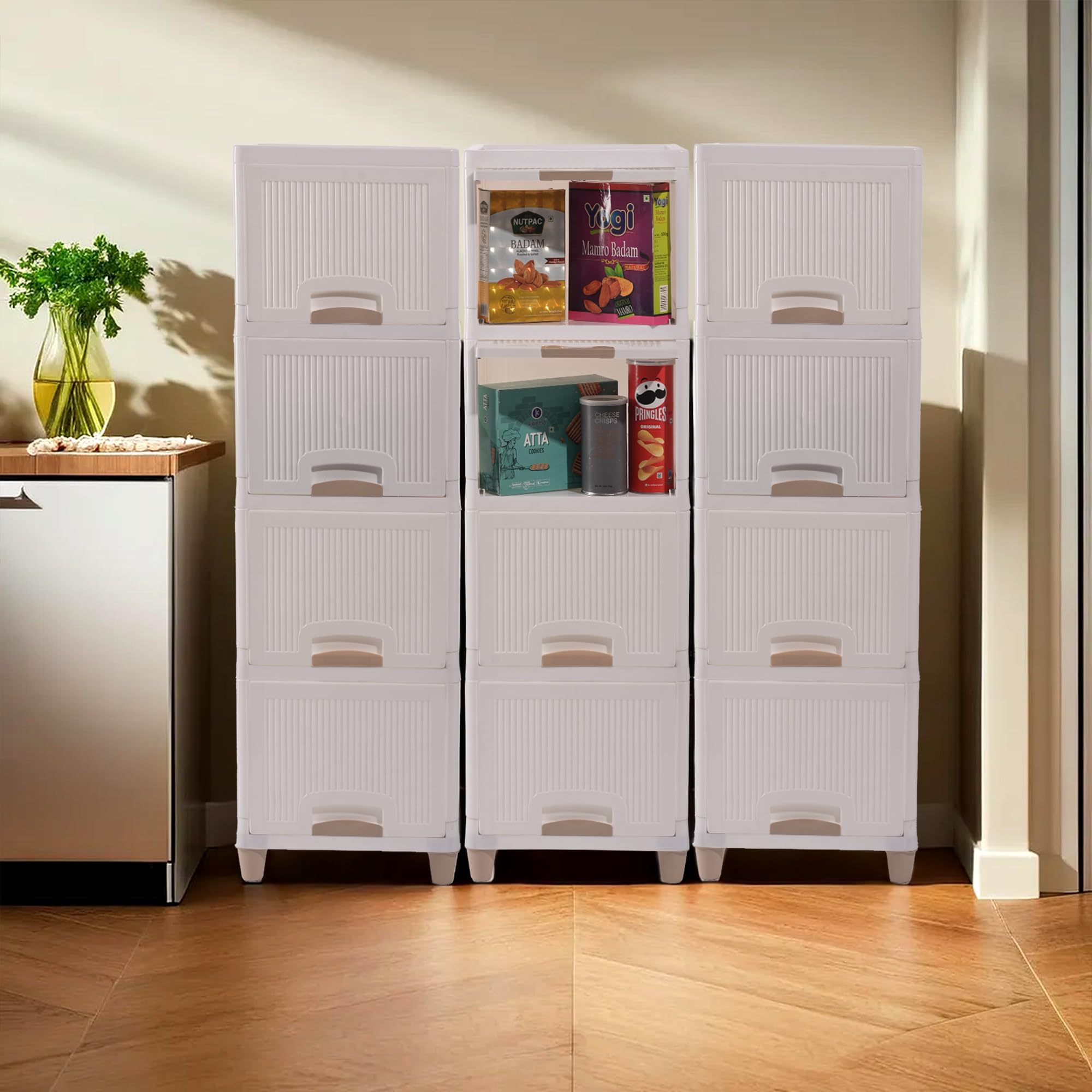 See full amazon price history chart for Kuber Industries 12 Units Modular Cabinet Storage Organizer (4 + 4 + 4) | Foldable Kid Wardrobe for Cloth & Toys | Easy to Assemble Closet & Space-Saving Cupboard/Plastic Almirah for Cloth | White Kuber Industries 12 Units Modular Cabinet Storage Organizer (4 + 4 + 4) | Foldable Kid Wardrobe for Cloth & Toys | Easy to Assemble Closet & Space-Saving Cupboard/Plastic Almirah for Cloth | White (B0D2DK49NV) Amazon Price History, Amazon Price Tracker