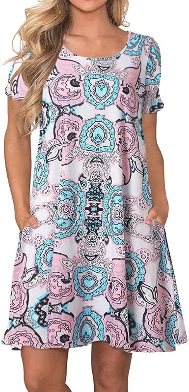 TWGONE Tunic Dresses for Women to Wear 