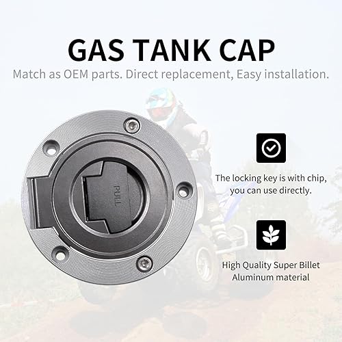 Miniatura 3 de Cerradura de interruptor de encendido de motocicleta + tapa de combustible + bloqueo de asiento + conjunto de 2 llaves para Yamaha YZF1000 R1