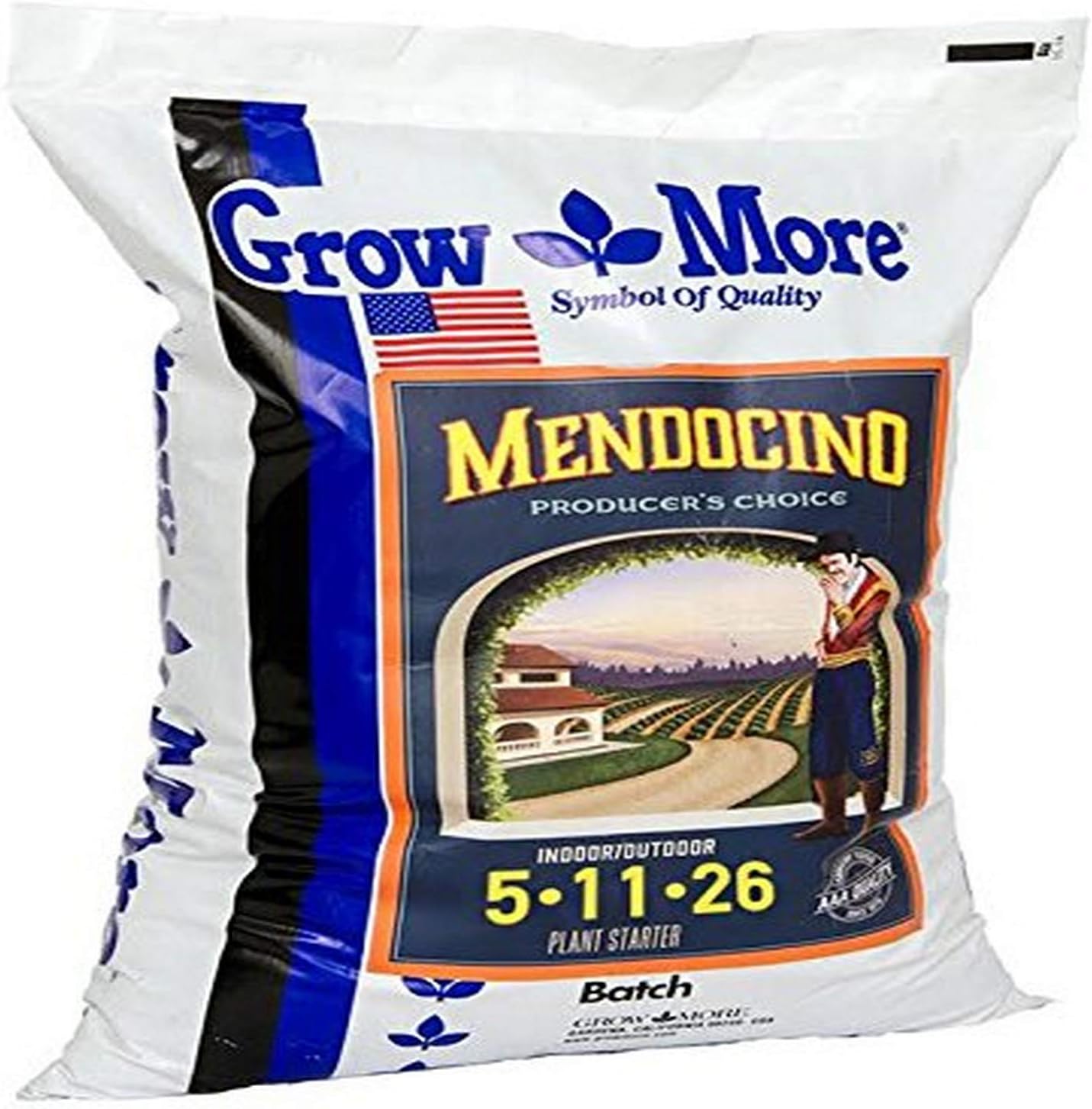 Grow More 9541 Mendocino Water Soluble Fertilizer 5-11-26, 25-Pound