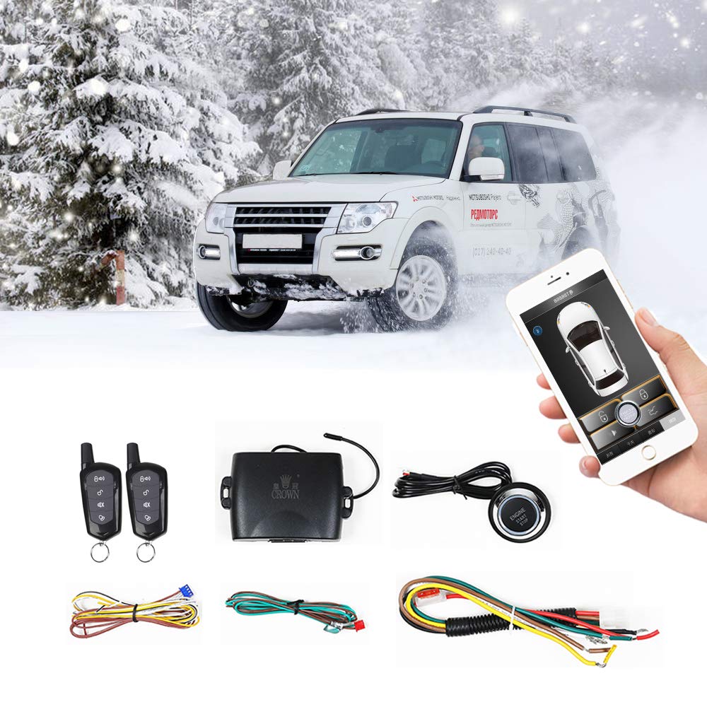 Universal Car Remote Starter Keyless Entry One Key Engine Start for Car