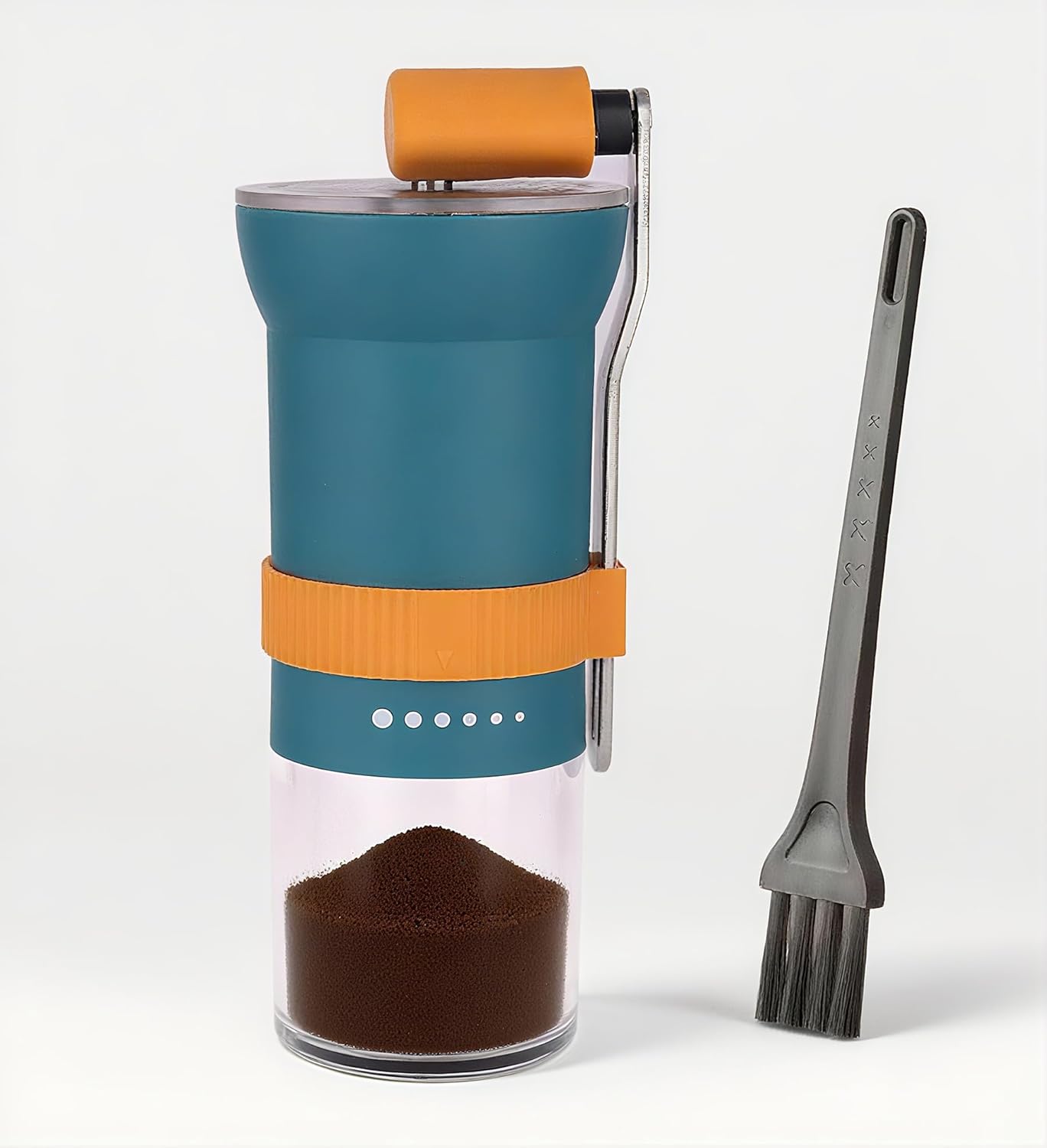 Pour Over Coffee Dripper Set, Hand Drip Coffee Maker Set, Pour Over Kit with Manual Grinder, Coffee Dripper, Ideal for Birthday Gift