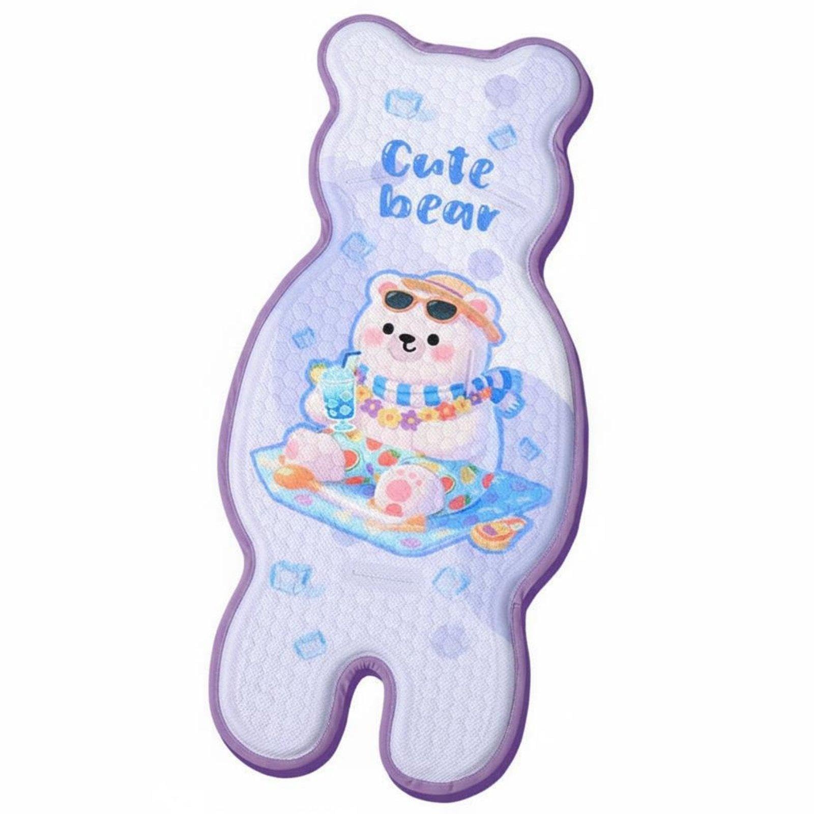 Bnf® Infant Pushchair Cooling Pad Universal Fit Cooling Liner Skin-Friendly Breathable Pushchair Cushion for Infants, Young Children, Summer White Bear|Books-image-37