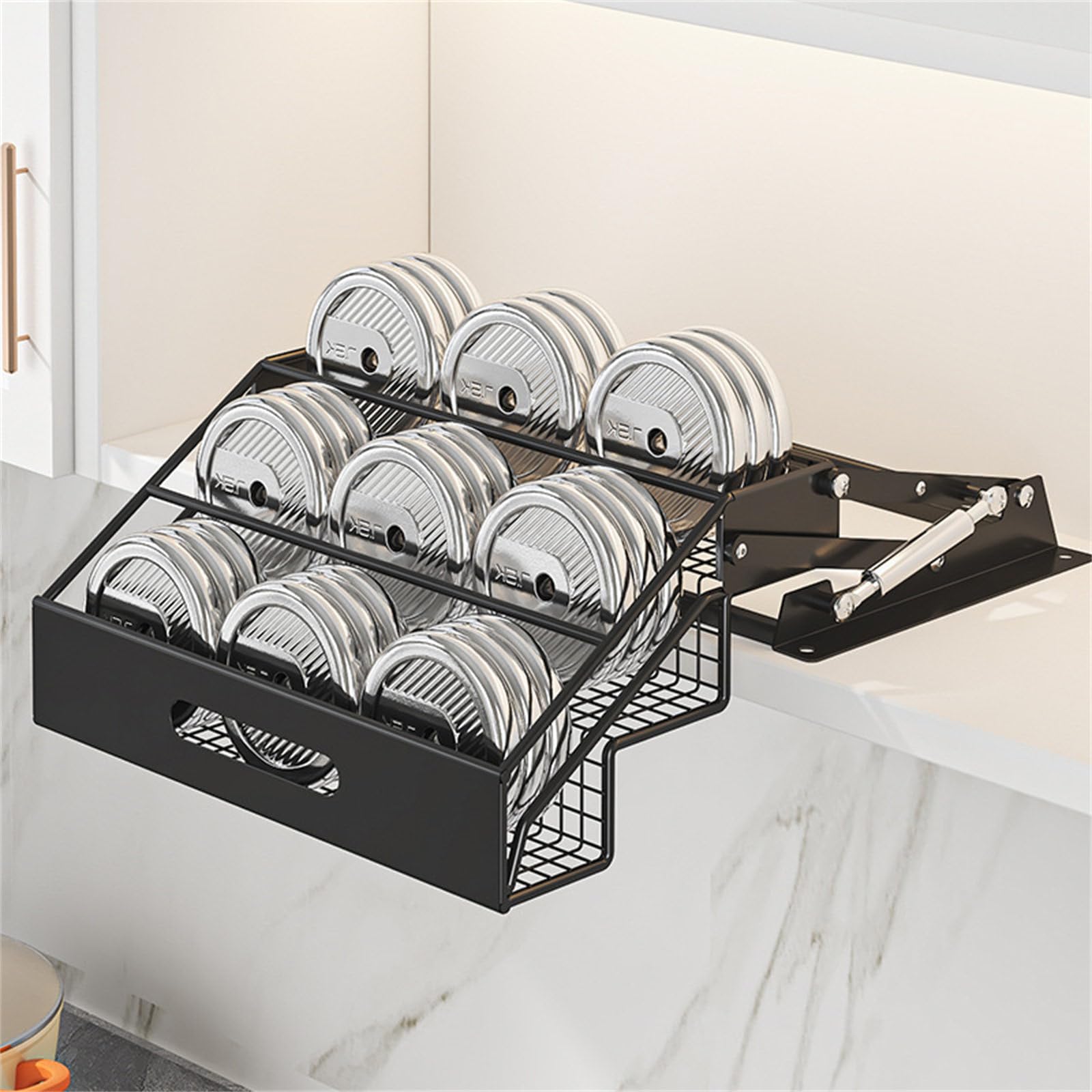 Generisch Küchenschrank Organizer für Gewürze, White