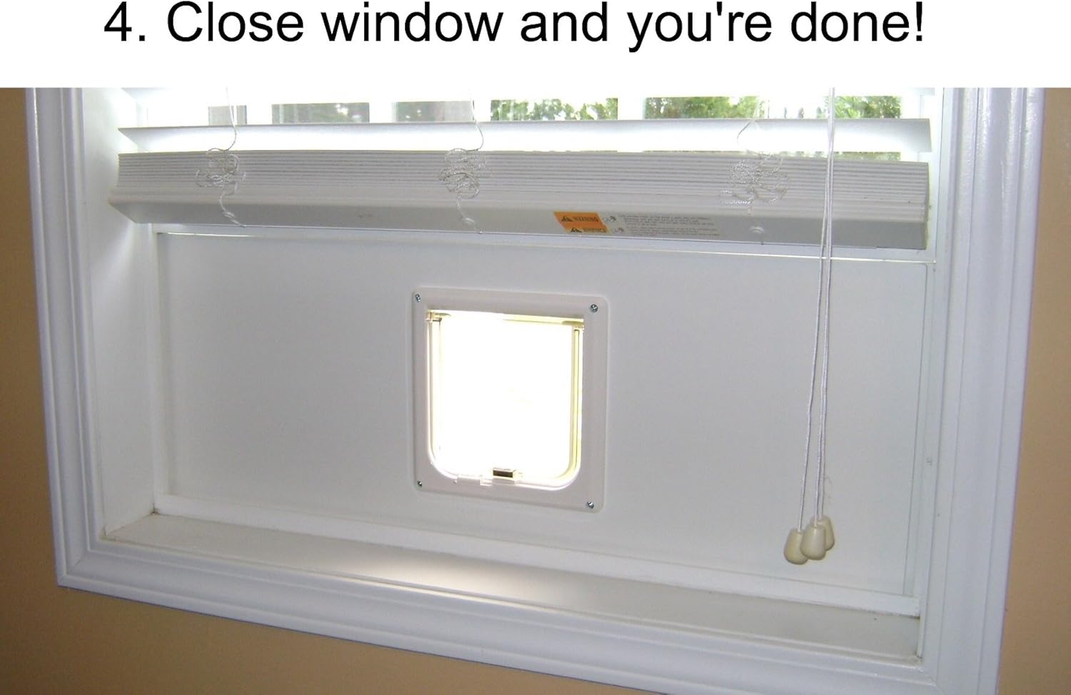 Cat Door Window Insert With Flap 30 36 Amazon Co Uk