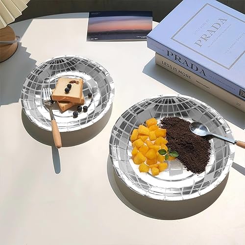 Miniatura 5 de FunisFun Platos de discoteca 25P desechables para decoración de fiesta de discoteca de los años 70, boda, cumpleaños, despedida de soltera, 7