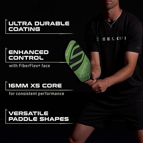 Miniatura 6 de Selkirk Sport Paletas de pickleball Amped  Ensambladas en los Estados Unidos  Amped Control o Amped Pro Pala de pickleball de fibra de vidrio