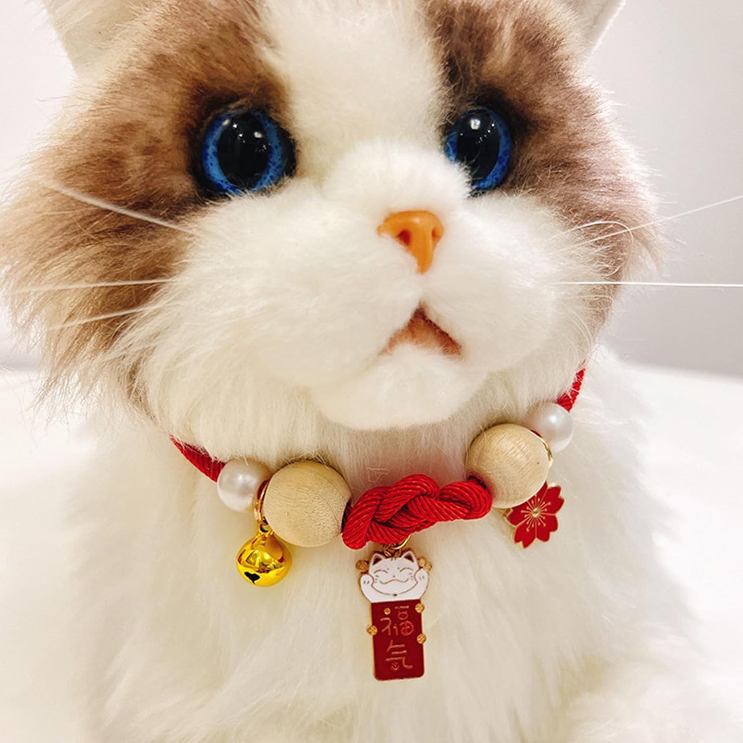 Pet Collars, Camphor Wood Flea Lice Control Collar Adjustment 26-42cm for Cats Dogs, Comfortable AntiFlea Prevention, Repelling Collar (M)