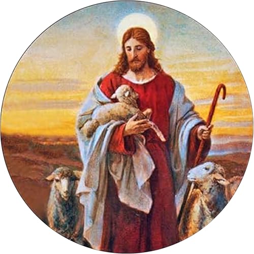 Cruz de confirmación de buen pastor, cruz de madera de olivo de tierra santa de Israel para niñas y niños, recuerdo de ceremonia de confirmación de