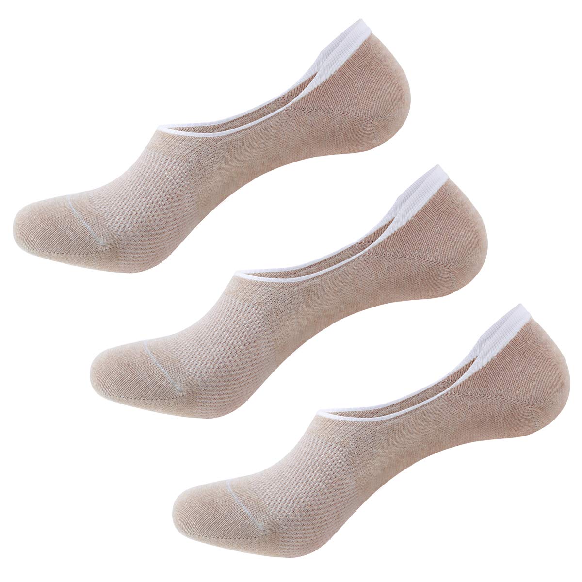 HeyUU 3 6 10 Pares Calcetines Algodón Deporte Invisible Silicona Antideslizantes