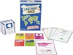 Continent Race Geography Jeu de conseil éducatif pour les enfants, les Tweens, la famille, les amis, les enseignants et les classes - Découvrez les drapeaux & Pays du monde