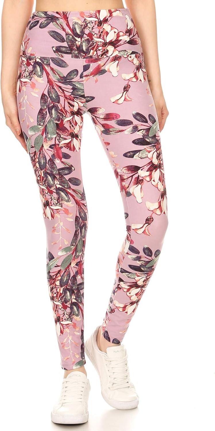 Leggings Depot Women's High Waisted Skull & Halloween Print Leggings - Image 2