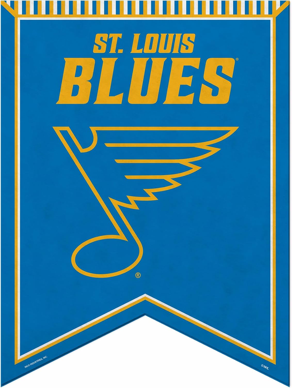 Rico Industries NHL Hockey St. Louis Blues Standard Rafter Felt Pennant