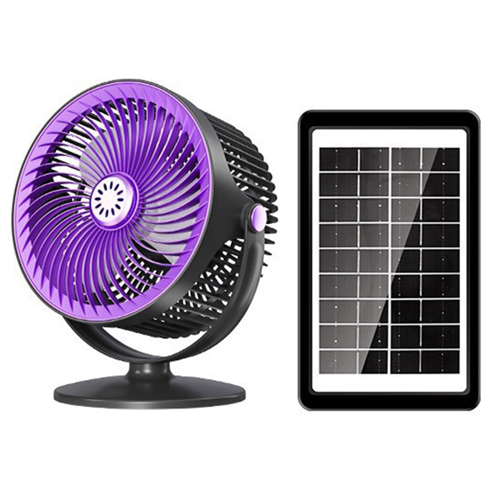 FROMCEO Portable Rechargeable Sun Fan Low Noise 5 Modes USB Charging for Travel Picnics Portable Rechargeable Sun Fan Low Noise