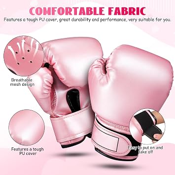 Boxing Gloves for Kids,Toddler Punching Gloves Training Sparring Accessories Soft Foam Padding for Kickboxing Punching Bag Muay Thai - Boys and Girls Beginners for Ages 3-8
