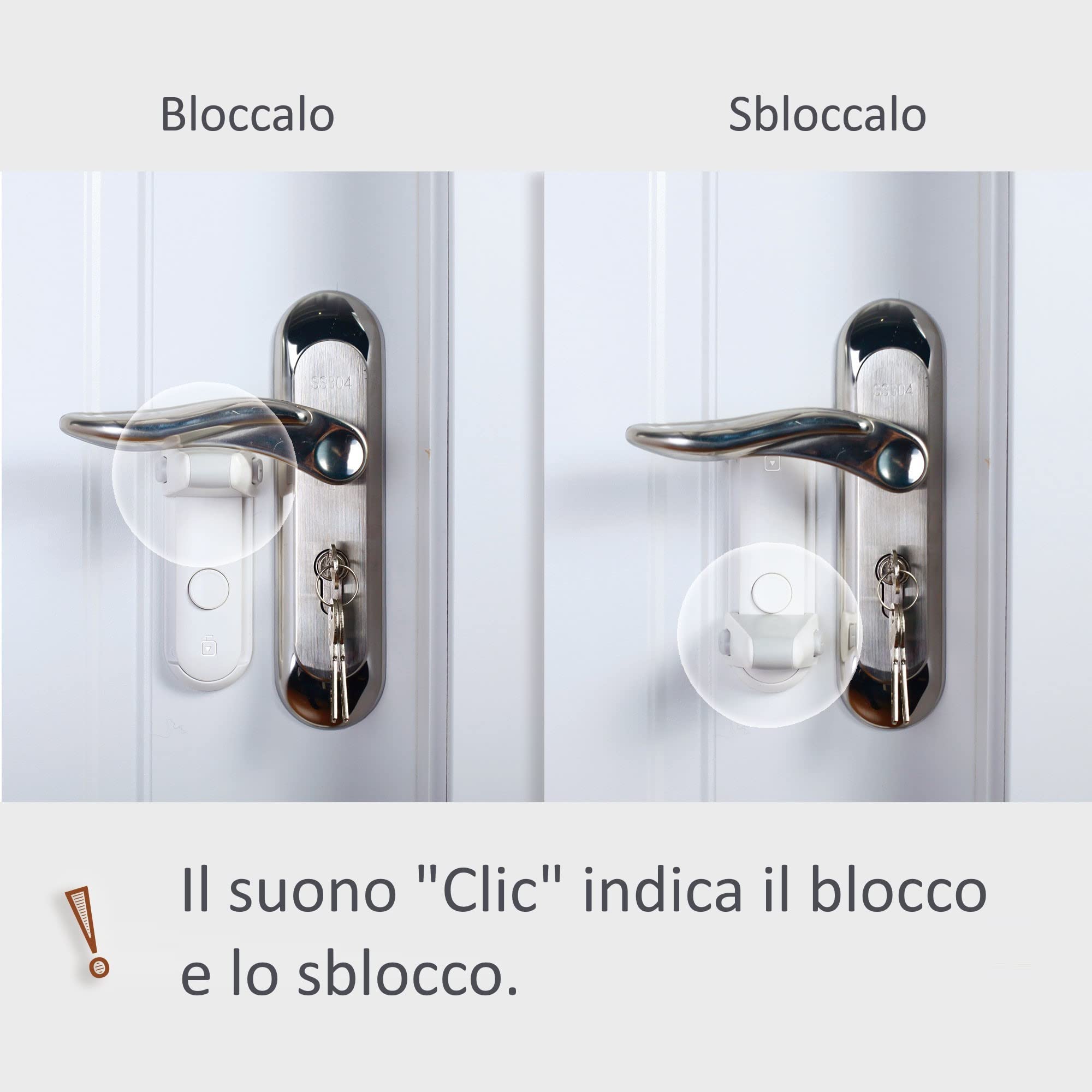 4 Pezzi Bambini Blocca Porta Scorrevole, Serratura di Sicurezza per Finestra Autoadesiva Senza Perforazione, Fermaporta Scorrevole per Bambini Uso Porta Finestra Armadio