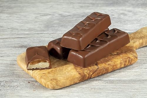 Miniatura 1 de Vegano, sin gluten, sin nueces, barras de turrón y caramelo de chocolate (paquete de 12)  Sin lácteos, sin soja, sin sésamo  Snacks aptos para