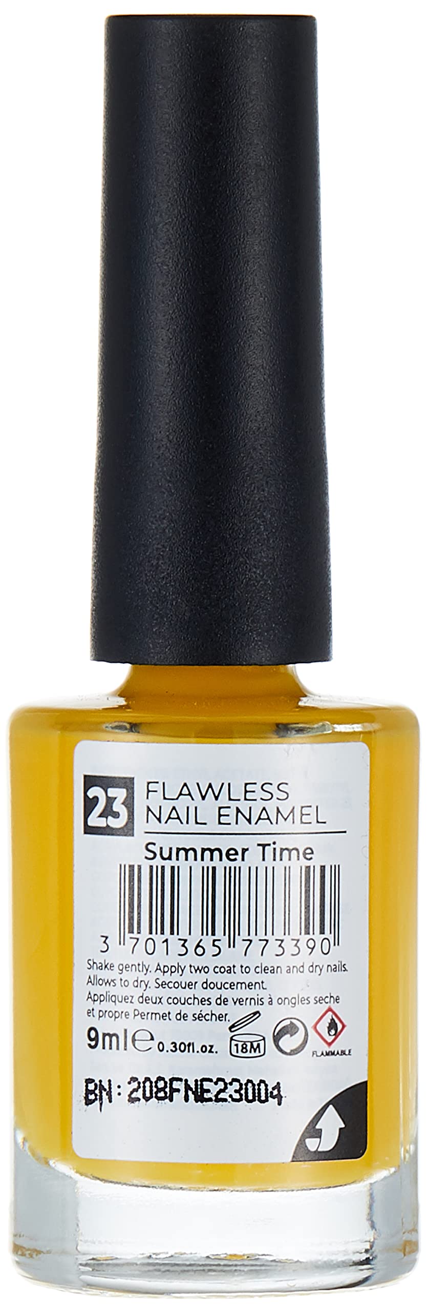 Note Cosmetics Nail Flawless Oje 23 Summer Time, Sarı