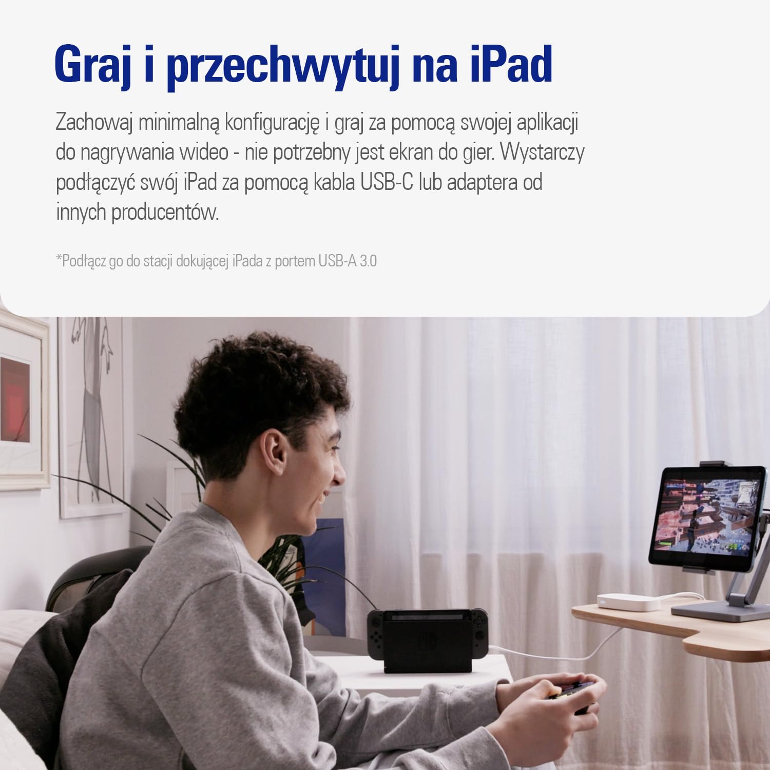 Elgato Game Capture Neo – przenośna karta przechwytująca USB 4K60 HDR Passthrough, nagrywanie wideo 1080p60 - do PS5|Xbox|Nintendo Switch 2 - OBS, Quicktime i nie tylko - Plug & Play|działa na