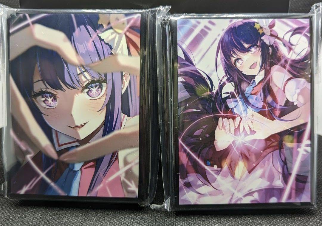 推しの子 星野アイ スリーブ プレイマット 混沌の女神様 星野アイ ルビー アクア 有馬かな 推しの子 スリーブ3点 混沌の女神様