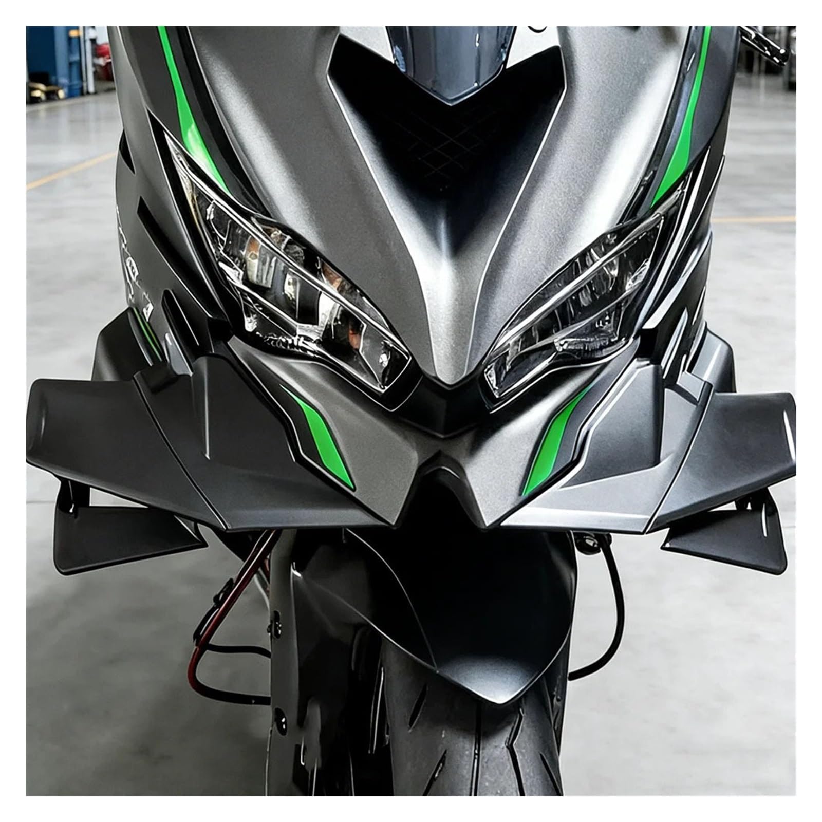 Kit spoiler aletta laterale aerodinamico for motocicletta