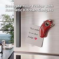 Vista 5 de Kitchen Mama Epic One Abridor Multifuncional: Abrebotellas Magnético, Abridor de Botellas de Cerveza y Refrescos, Abridor de Tapas de Frascos sin